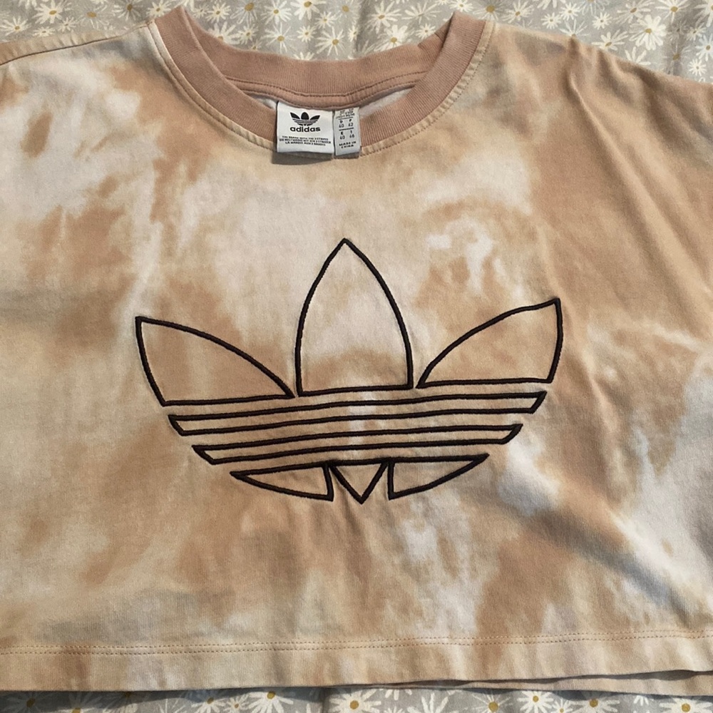 Adidas tye dye crop